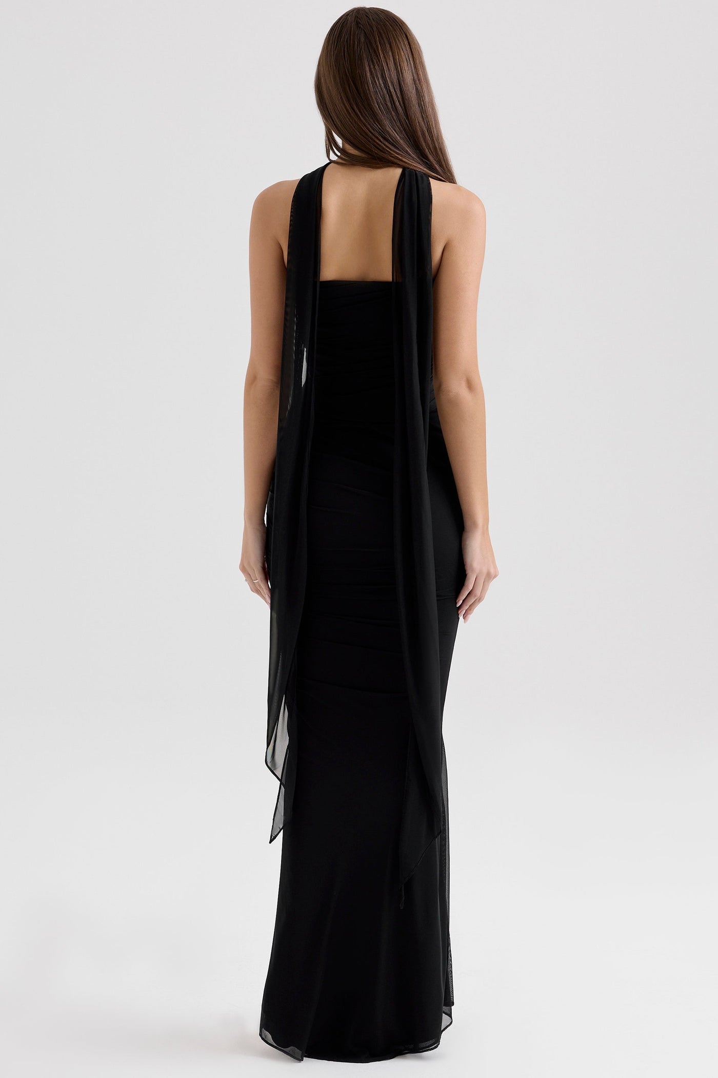 Hallie | Corset with Neck Scarf