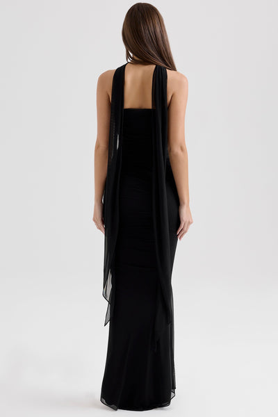 Hallie | Corset with Neck Scarf