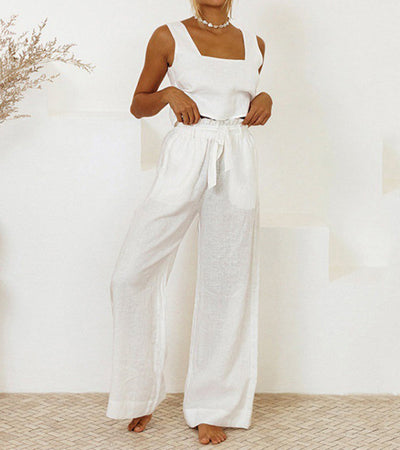 Alicia™ - Minimalist Top and Pants Set
