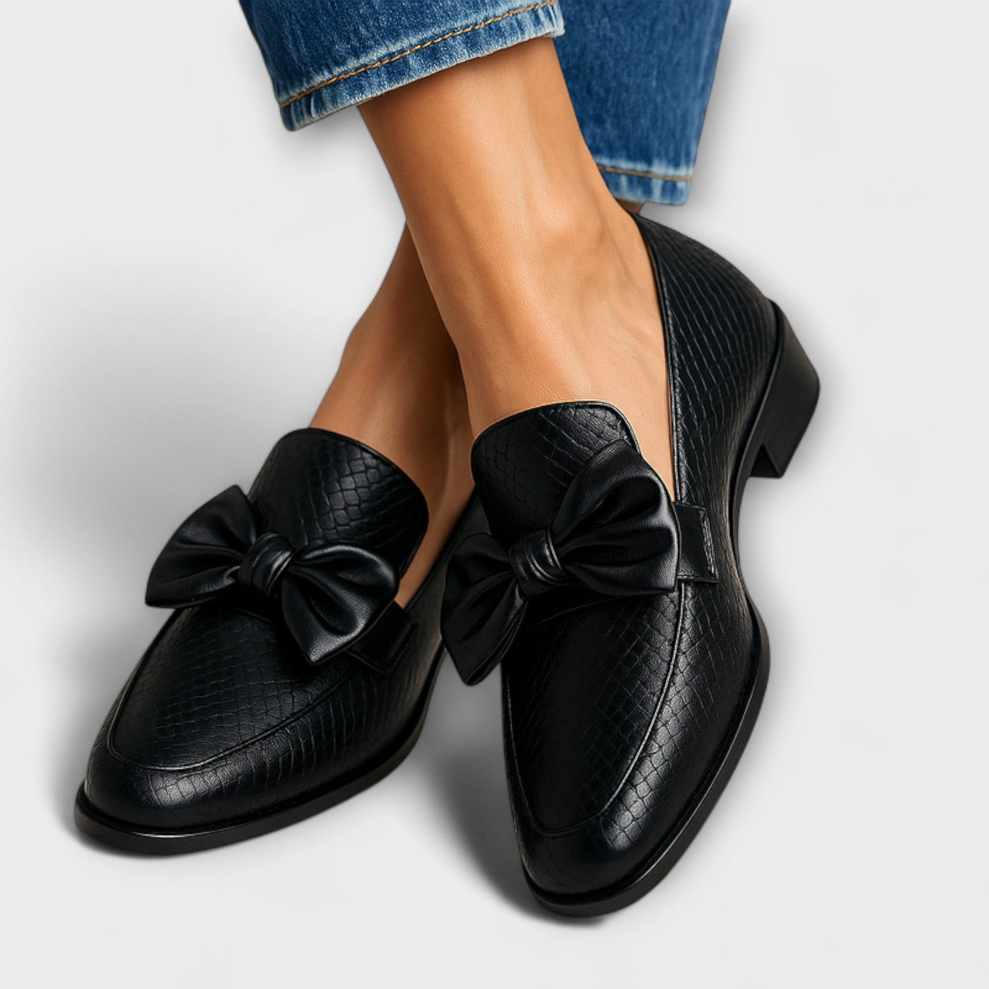 Claudia | Elegant Bow Loafers
