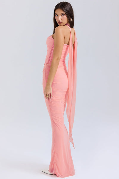 Hallie | Corset with Neck Scarf