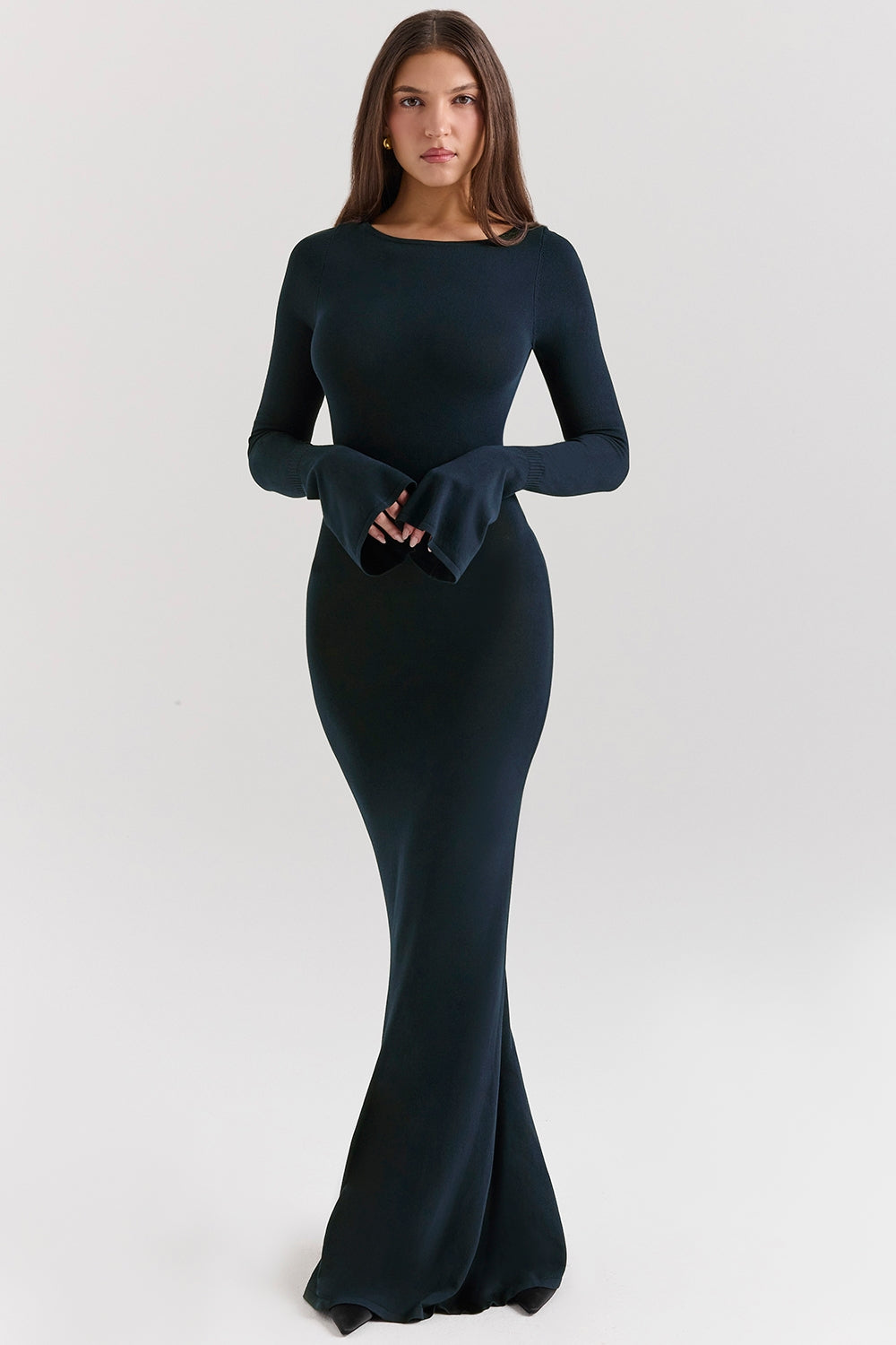 Christiane | Silky Knit Maxi Dress