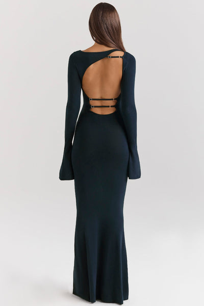 Christiane | Silky Knit Maxi Dress