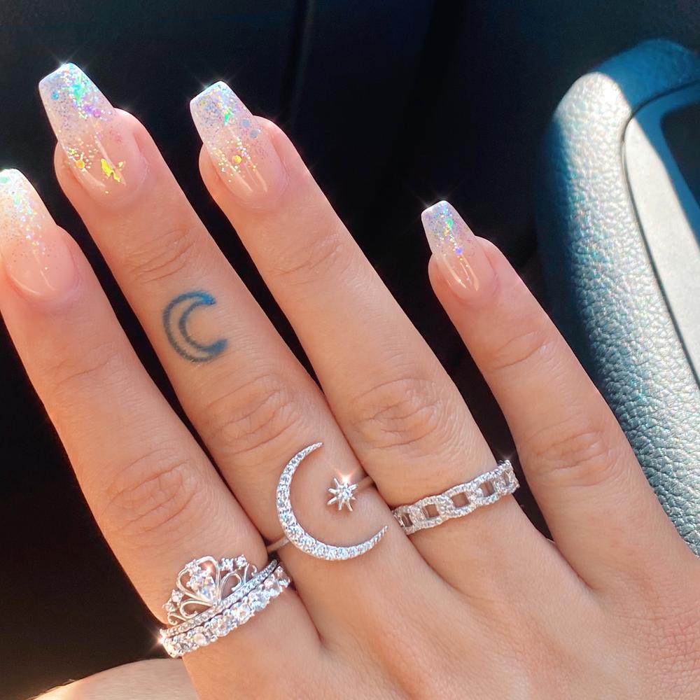 Serenelle™ Moon and Star Ring